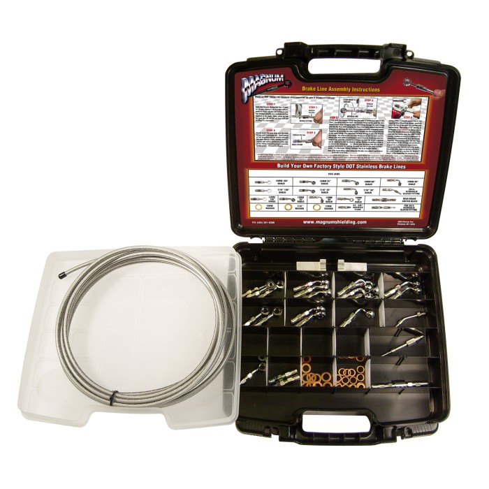 BYO® Deluxe DOT Brake Line Builder Kit - Stainless